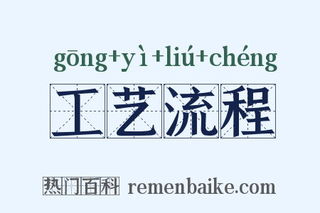 工艺流程是什么意思的图片